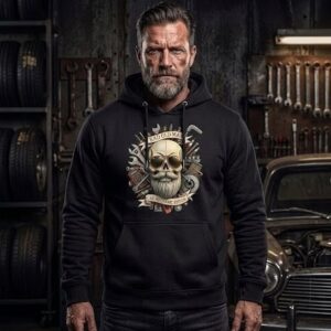 BOM Premium Hoodie Car Mechanic Edition – 350g/m² schwere Qualität